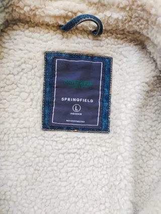 Cazadora vaquera forrada De marca Springfield