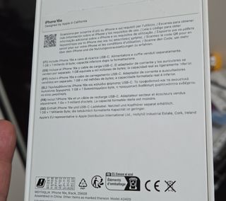 iPhone 16e 256 GB Negro Sin Uso