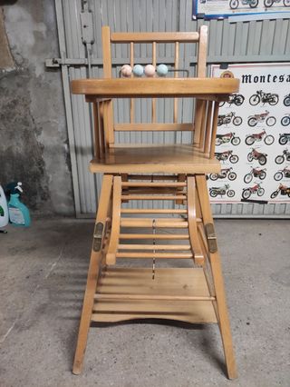 Trona Combelle Marcel, convertible madera