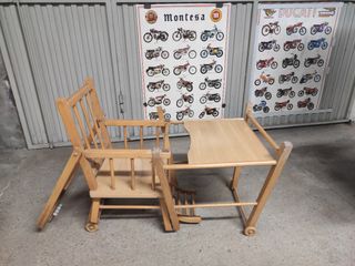 Trona Combelle Marcel, convertible madera