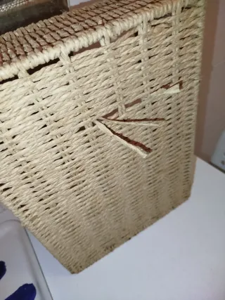 2 Cestas y 2 Bandejas Decorativas