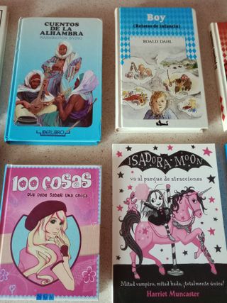 Lote de 10 LIBROS juveniles para niñ@s