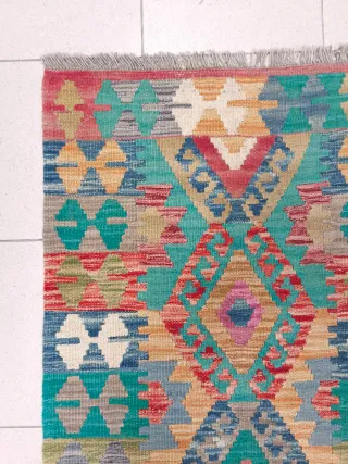 Tappeto Kilim afgano 180x62 cm lana