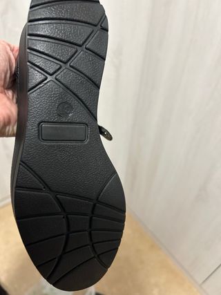 Zapatos negros cómodos de invierno