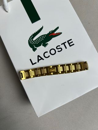 Pulsera Lacoste Metrópole Dorada