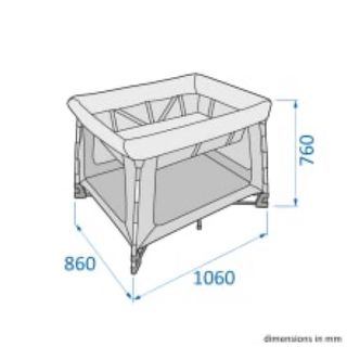 Cuna de viaje Maxi Cosi + 2 juegos sábanas