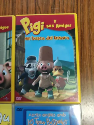 4 DVDs Infantiles Variados