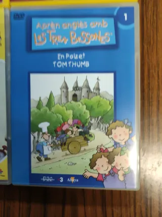 4 DVDs Infantiles Variados