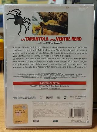 La Tarantola dal Ventre Nero DVD Horror