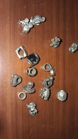 Pulsera Pandora Plata con Abalorios