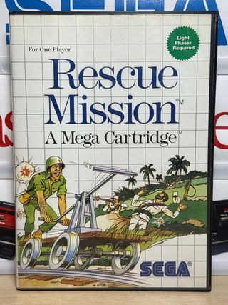 Sega Light Phaser + Rescue Mission Master System