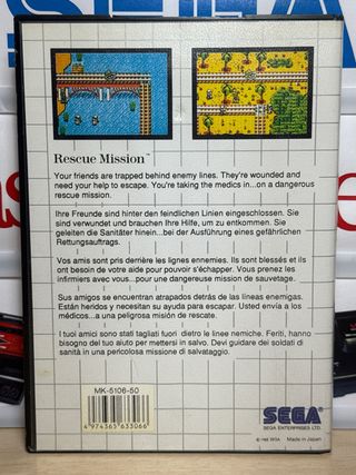 Sega Light Phaser + Rescue Mission Master System