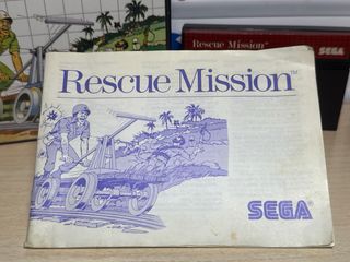 Sega Light Phaser + Rescue Mission Master System