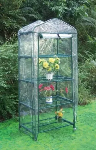 Invernadero 4 baldas 69x49x160cm