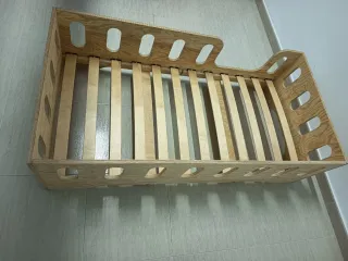 Cama infantil Montessori de madera 70x140+colchón