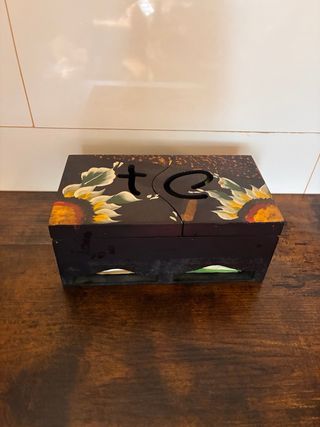 Caja de madera para infusiones