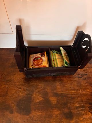 Caja de madera para infusiones