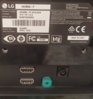 Monitor Gaming LG 25UM58-P 25" Led IPS Ultrawide F