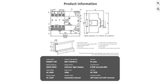 Interruptor Automático doble suministro dual power