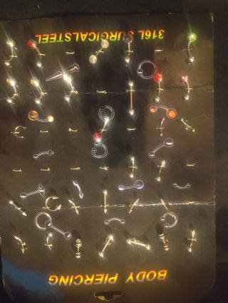 Piercing acciaio e argento