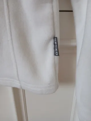 Sudadera Gecko blanca talla M