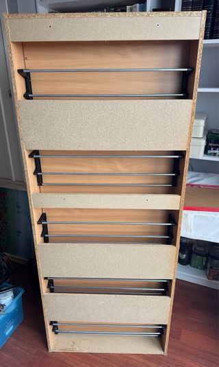 Mueble zapatero de madera