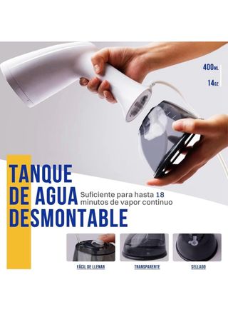 Plancha Vertical Vapor 1640W 400ML Viaje