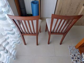 Conjunto 2 Sillas Comedor Madera Maciza