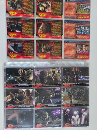 Star Wars Revenge of the Sith Topps 2005 COMPLETA