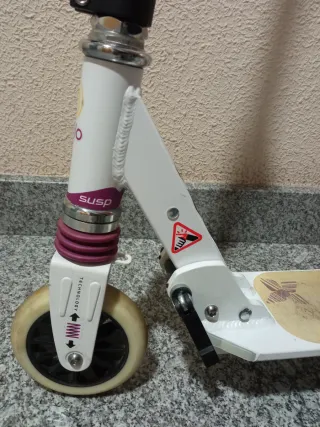 Patinete Oxelo Infantil Blanco y Morado