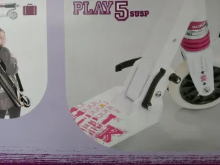 Patinete Oxelo Infantil Blanco y Morado