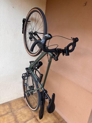 Bicicleta Gravel Verde Talla L