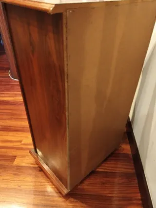 Cajonera de madera 6 cajones, con ruedas.