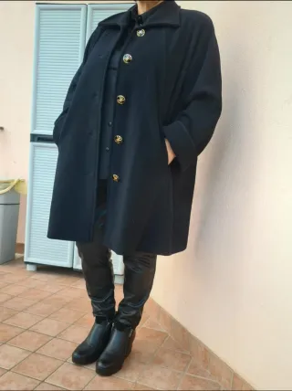 Cappotto Marina Rinaldi-Donna 100% Lana TG L