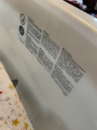 Bañera bebé con soporte plegable