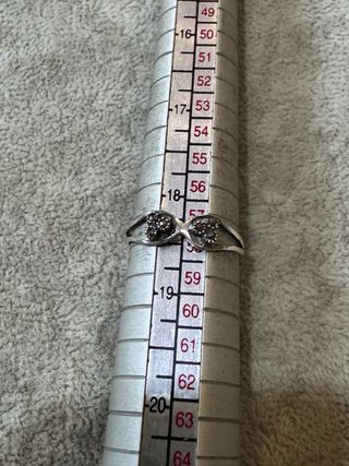 Anel Prata Marcassites con sello