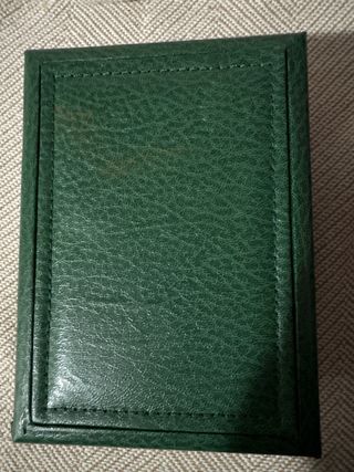 Caja de reloj Rolex verde