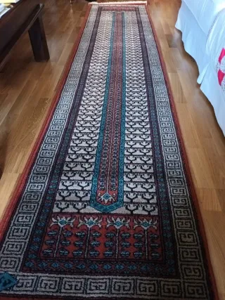 Alfombra Pasillo Lana Multicolor