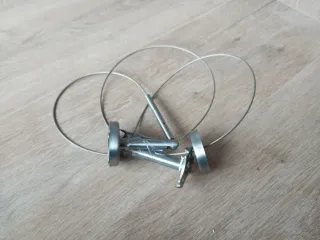 Soporte de Cortina Cable Acero