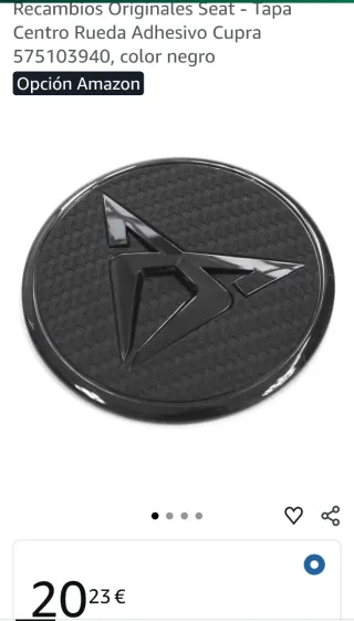 Anagrama Cupra Tapa Motor Leon MK3 5F