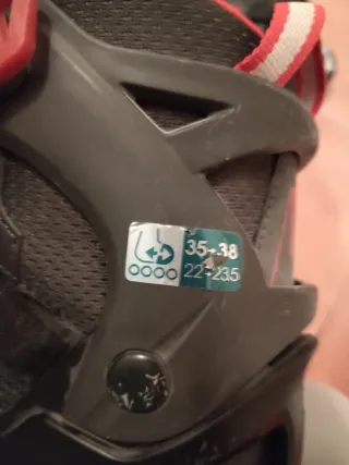 Patines en línea Talla 35-38 + Accesorios Y bolsa