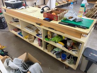 Mostrador tienda madera maciza