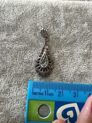 Pendente Prata com Marcassitas com sello