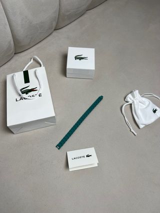 Pulsera Lacoste Metrópole Verde Azulado