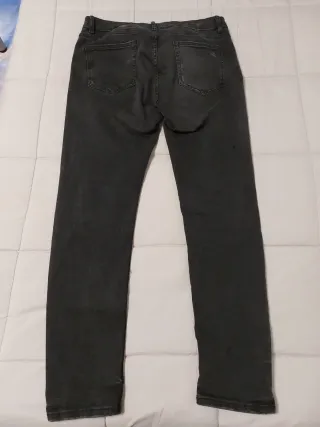 Jeans slim neri uomo taglia 34