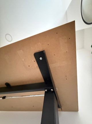 Escritorio Elevable Eléctrico Madera y Metal