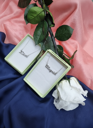 Colgante Nombre Plata de Ley Personalizado