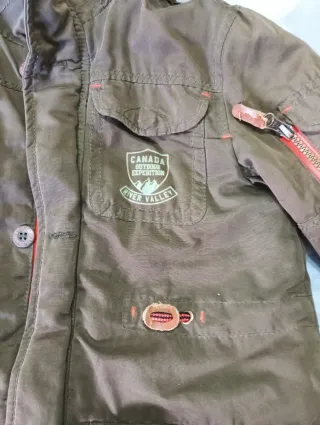 Chaqueta niño verde oliva