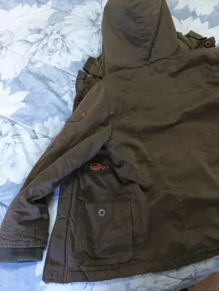 Chaqueta niño verde oliva