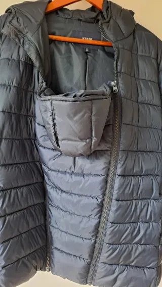 Chaqueta porteo y embarazo Kiabi azul
